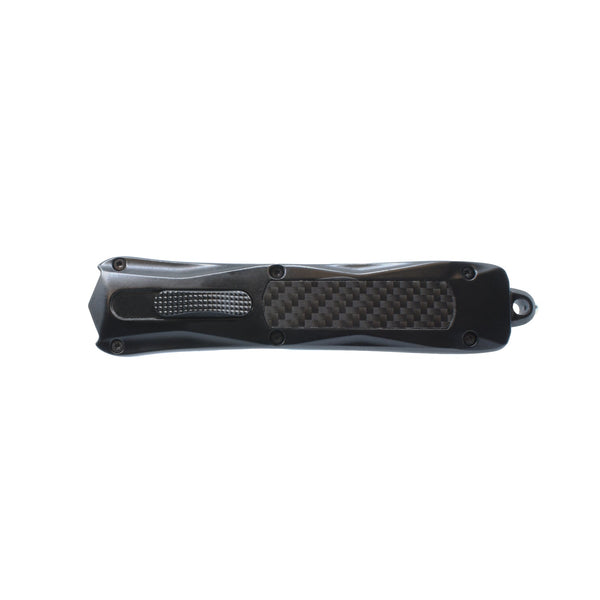 Carbon Fiber Automatic OTF Knife w/ Belt Clip
