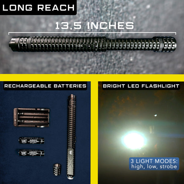 Tactical 12,000,000* Stun Baton Flashlight