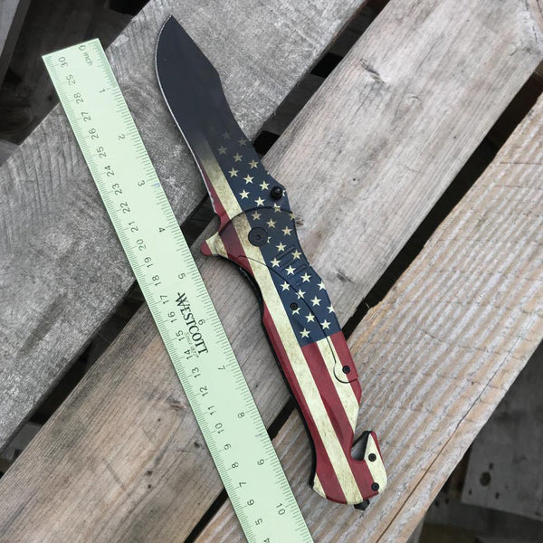 American Flag 10.5" Knife - Cutting Edge Products Inc