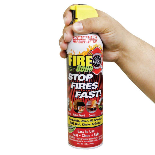 Fire Gone Extinguisher 16 oz Can - Cutting Edge Products Inc