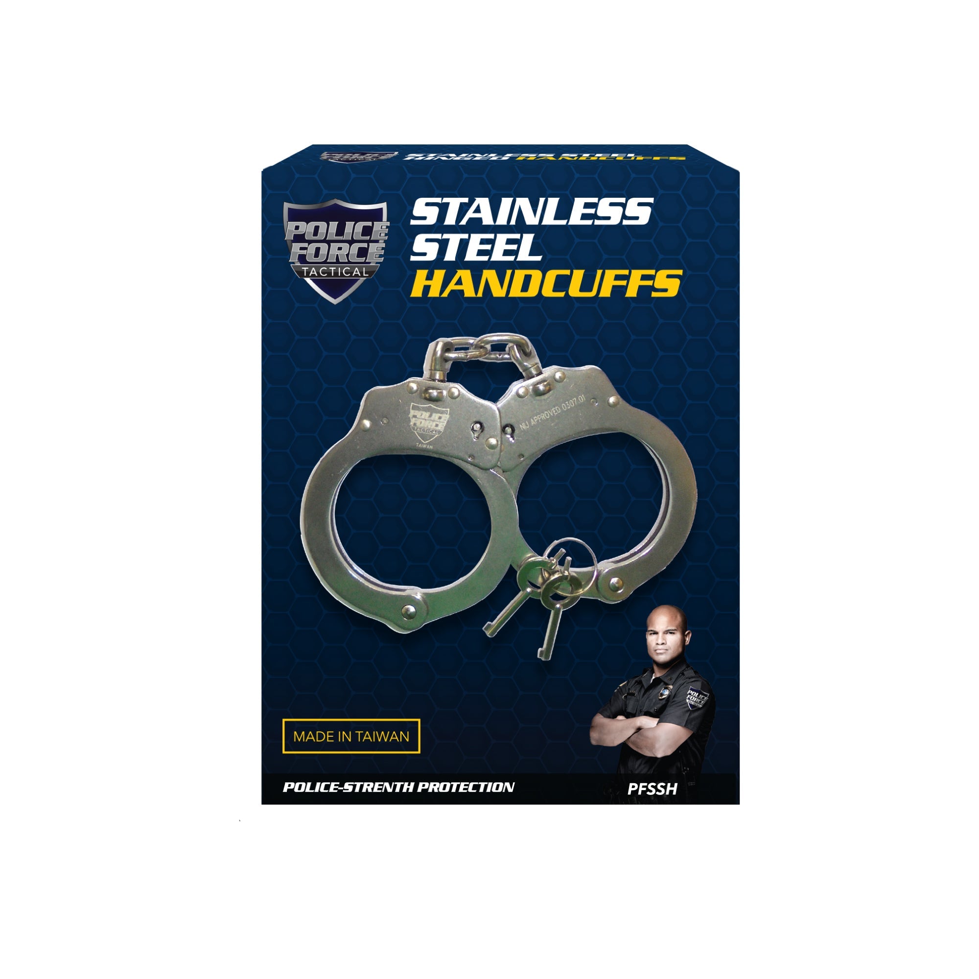 Stainless Steel NIJ Handcuffs - Cutting Edge Products Inc