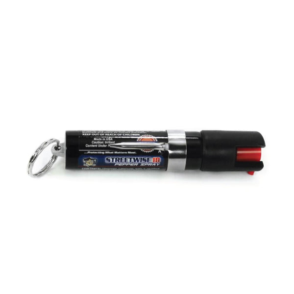 Streetwise 18 Pepper Spray 0.75 oz Keyring & Clip