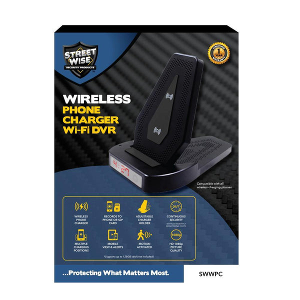 Wireless Phone Charger Wi-Fi DVR - Cutting Edge Products Inc