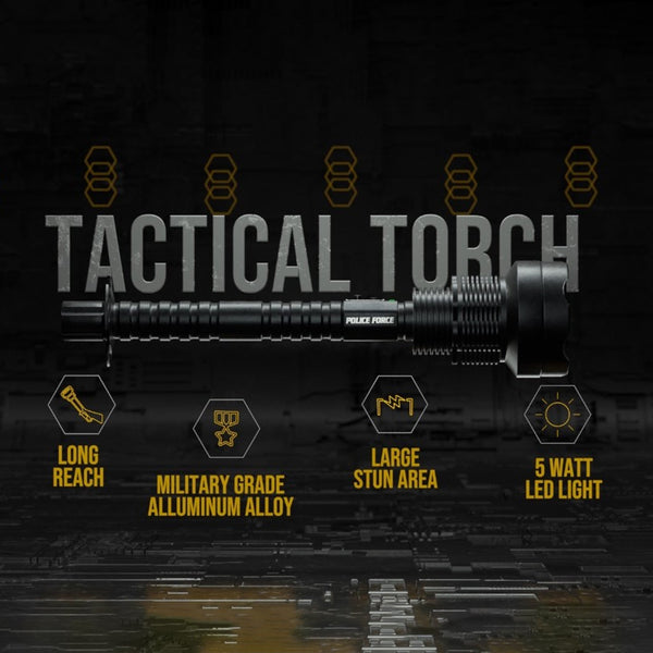 Tactical Torch Stun Flashlight 17,000,000